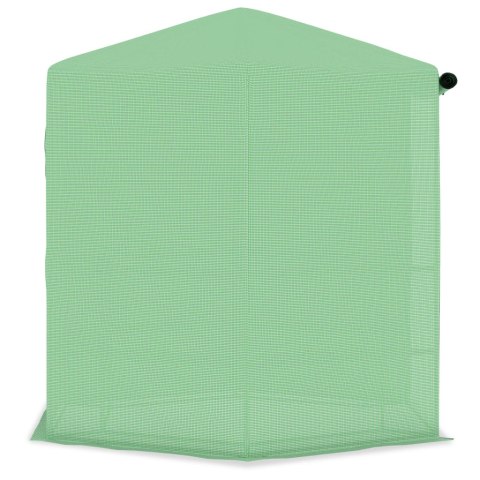 SZKLARNIA Z PÓŁKAMI STAL 227X223CM