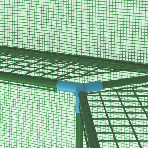 SZKLARNIA Z PÓŁKAMI STAL 227X223CM