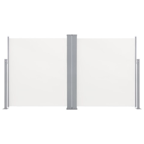 WYSUWANA MARKIZA BOCZNA NA TARAS DWUSTRONNA 170X600CM KREMOWA