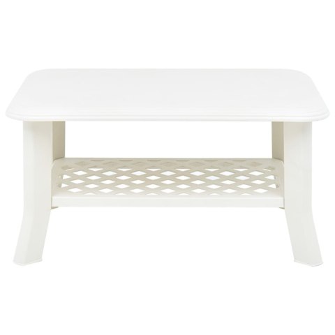 STOLIK KAWOWY BIAŁY 90X60X46CM PLASTIKOWY