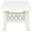 STOLIK KAWOWY BIAŁY 90X60X46CM PLASTIKOWY