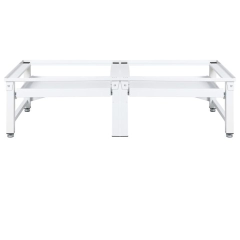 PODSTAWA PODEST POD PRALKĘ I SUSZARKĘ Z PÓŁKAMI BIAŁY