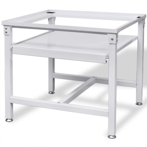 PODSTAWA PODEST POD PRALKĘ SUSZARKĘ Z PÓŁKĄ BIAŁY