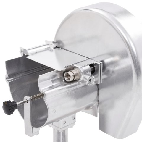 RĘCZNA KRAJALNICA DO WARZYW SREBRNA 22X44,5CM ALUMINIUM