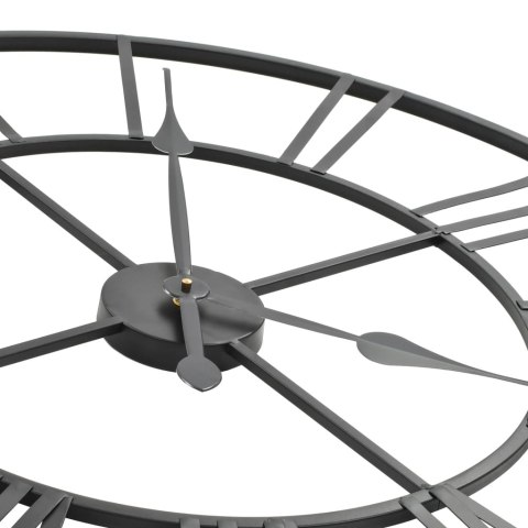 ZEGAR ŚCIENNYMECHANIZM KWARCOWY VINTAGEMETAL 80CM XXL