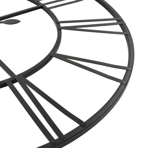 ZEGAR ŚCIENNYMECHANIZM KWARCOWY VINTAGEMETAL 80CM XXL