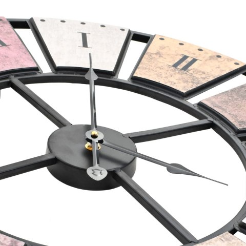 ZEGAR ŚCIENNY VINTAGE ZMECHANIZMEM KWARCOWYM 60CM XXL