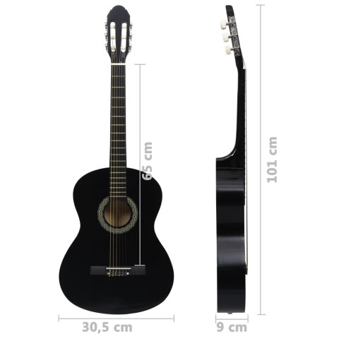 GITARA KLASYCZNA DLA POCZĄTKUJĄCYCH 4/4 39"DREWNO LIPOWE