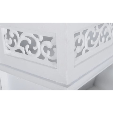 PÓŁKA ŚCIENNA Z TRZEMA SZUFLADAMI I DWOMA WIESZAKAMI