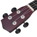 UKULELE SOPRANOWE Z POKROWCEM DLA DZIECI JASNE DREWNO 23"