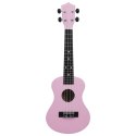 UKULELE SOPRANOWE Z POKROWCEM DLA DZIECI RÓŻOWE 23"