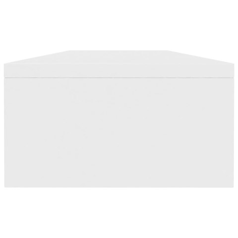 PODSTAWA PODSTAWKA PÓŁKA POD MONITOR BIAŁA PODWÓJNA