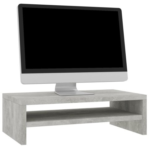 PODSTAWA PODSTAWKA PÓŁKA POD MONITOR KOLOR BETONOWY SZARY 42X24X13CM