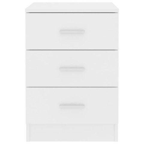 SZAFKI NOCNE 2 SZT. BIAŁE 38X35X56CM