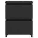 SZAFKI NOCNE 2 SZT. CZARNE 30X30X40CM