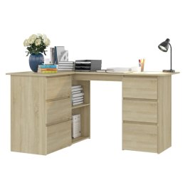 BIURKO NAROŻNE DĄB SONOMA 145X100X76CM