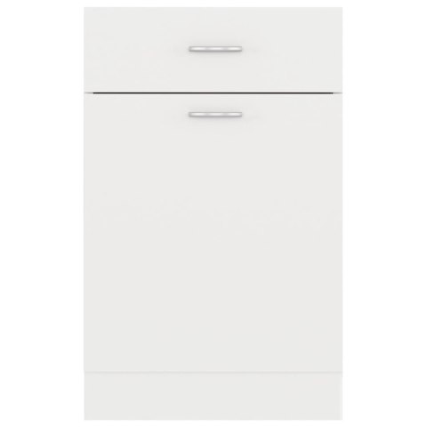 SZAFKA Z SZUFLADĄ BIAŁA 50X46X81,5CM