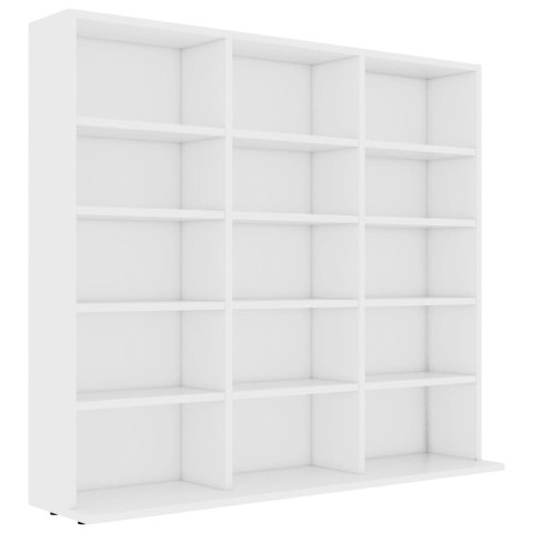 SZAFKA NA PŁYTY CD BIAŁA 102X23X89,5CM