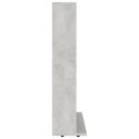 SZAFKA NA PŁYTY CD SZARY BETON 102X23X89,5CM