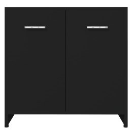 SZAFKA ŁAZIENKOWA CZARNA 60X33X61CM