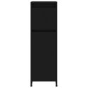 SZAFKA ŁAZIENKOWA CZARNA 30X30X95CM