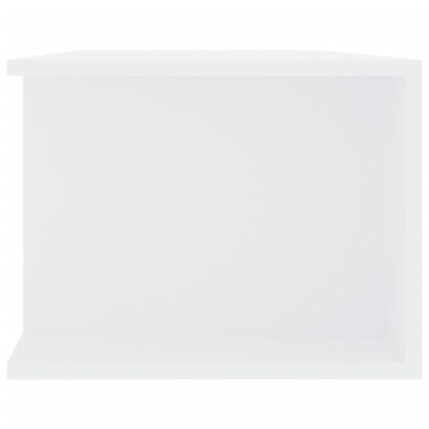 SZAFKA TV Z OŚWIETLENIEM LED BIAŁA 135X39X30CM
