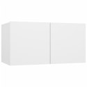 SZAFKI WISZĄCE POD TV 2SZT BIAŁE 60X30X30CM