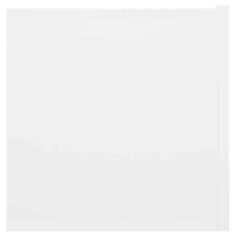 SZAFKI WISZĄCE POD TV 2SZT BIAŁE 60X30X30CM
