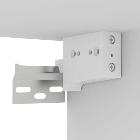 SZAFKI WISZĄCE POD TV 2SZT BIAŁE 60X30X30CM