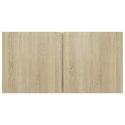 SZAFKI WISZĄCE POD TV 2 SZT DĄB SONOMA 60X30X30CM
