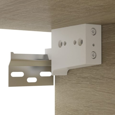 SZAFKI WISZĄCE POD TV 2 SZT DĄB SONOMA 60X30X30CM