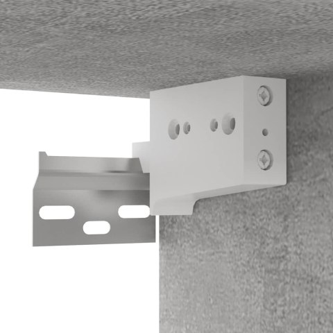 SZAFKI WISZĄCE POD TV 3SZTSZAROŚĆ BETONU 60X30X30CM