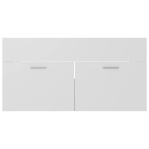 SZAFKA POD UMYWALKĘ BIAŁA 90X38,5X46CM