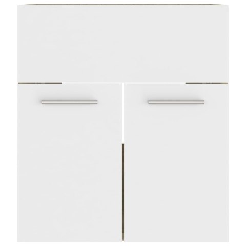 SZAFKA POD UMYWALKĘ BIEL I DĄB SONOMA 41X38,5X46CM