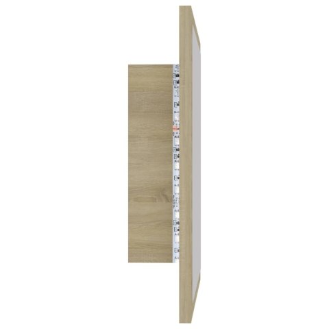 LUSTRO ŁAZIENKOWE LED KOLOR DĄB SONOMA 40X8,5X37CM