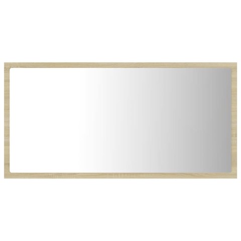 LUSTRO ŁAZIENKOWE LED KOLOR DĄB SONOMA 80X8,5X37CM