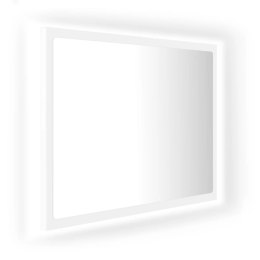 LUSTRO ŁAZIENKOWE Z LED BIAŁE 60X8,5X37CM AKRYL