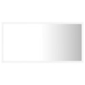 LUSTRO ŁAZIENKOWE Z LED BIAŁE 80X8,5X37CM AKRYL