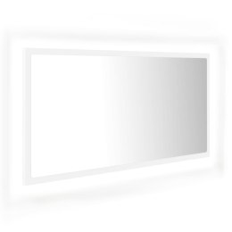 LUSTRO ŁAZIENKOWE Z LED BIAŁE 90X8,5X37CM AKRYL