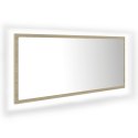 LUSTRO ŁAZIENKOWE Z LED KOLOR DĄB SONOMA 100X8,5X37CM