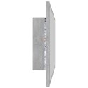 LUSTRO ŁAZIENKOWE Z LED SZARY BETON 80X8,5X37CM