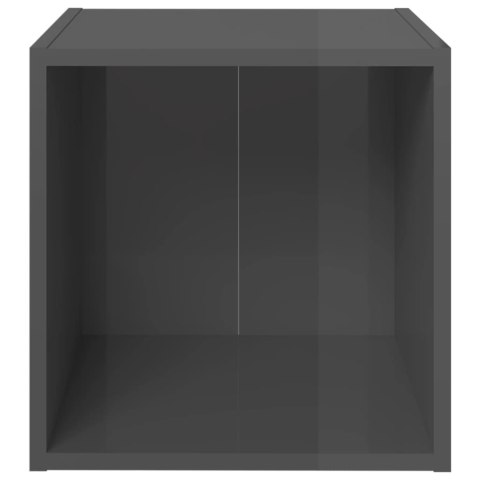 SZAFKI POD TV 4SZT POŁYSK SZARE 37X35X37CM