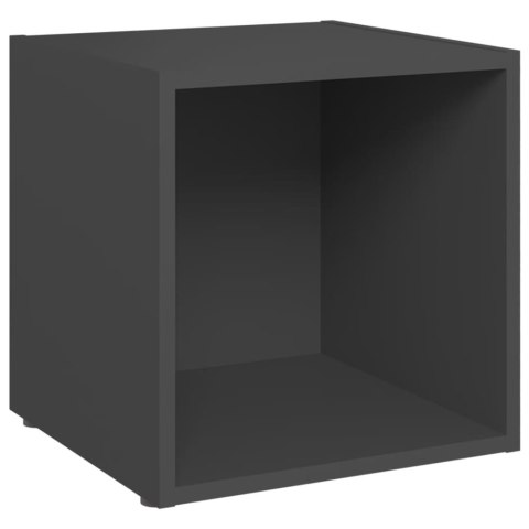 SZAFKI POD TELEWIZOR 4SZT SZARE 37X35X37CM