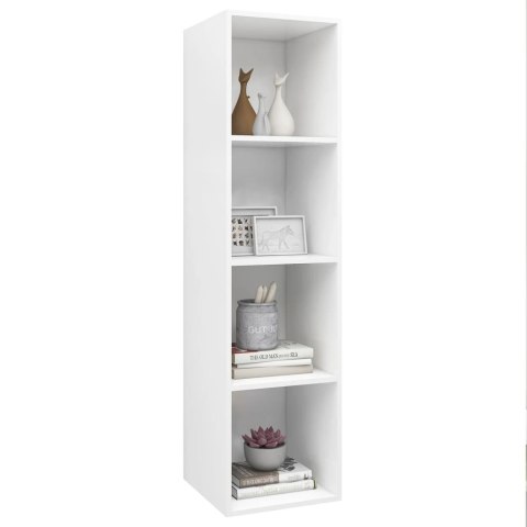 WISZĄCA SZAFKA TV BIAŁA 37X37X142,5CM