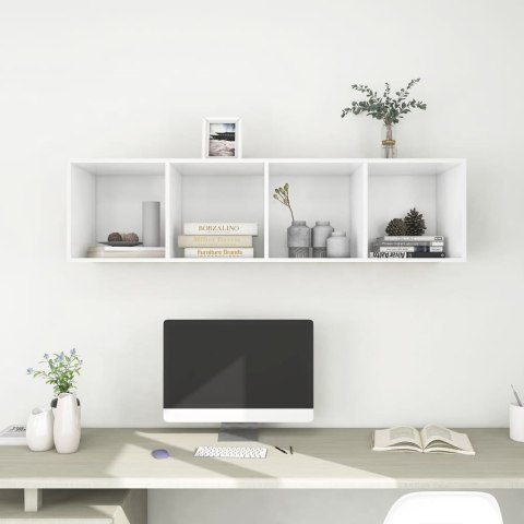 WISZĄCA SZAFKA TV BIAŁA 37X37X142,5CM