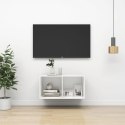 WISZĄCA SZAFKA TV BIAŁA 37X37X72CM