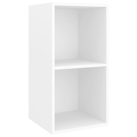 WISZĄCA SZAFKA TV BIAŁA 37X37X72CM