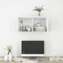 WISZĄCA SZAFKA TV BIAŁA 37X37X72CM