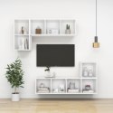 WISZĄCA SZAFKA TV BIAŁA 37X37X72CM