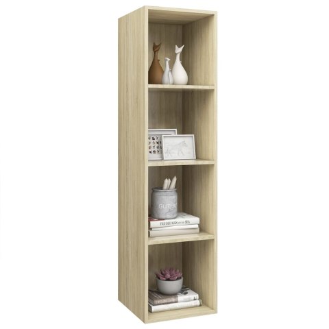 WISZĄCA SZAFKA TV DĄB SO37X37X1425CM